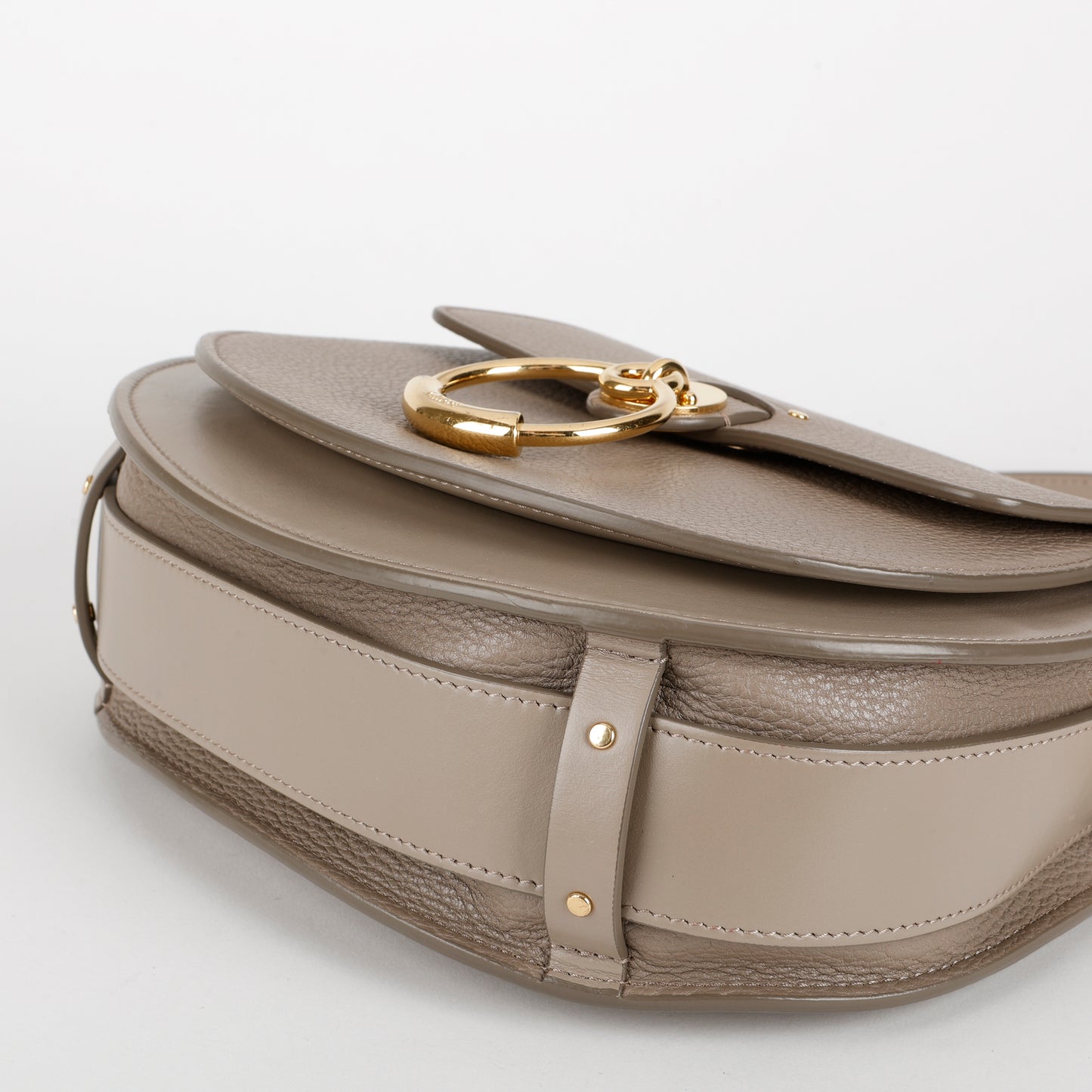 Medium Tess Shoulder Bag, Motty Grey