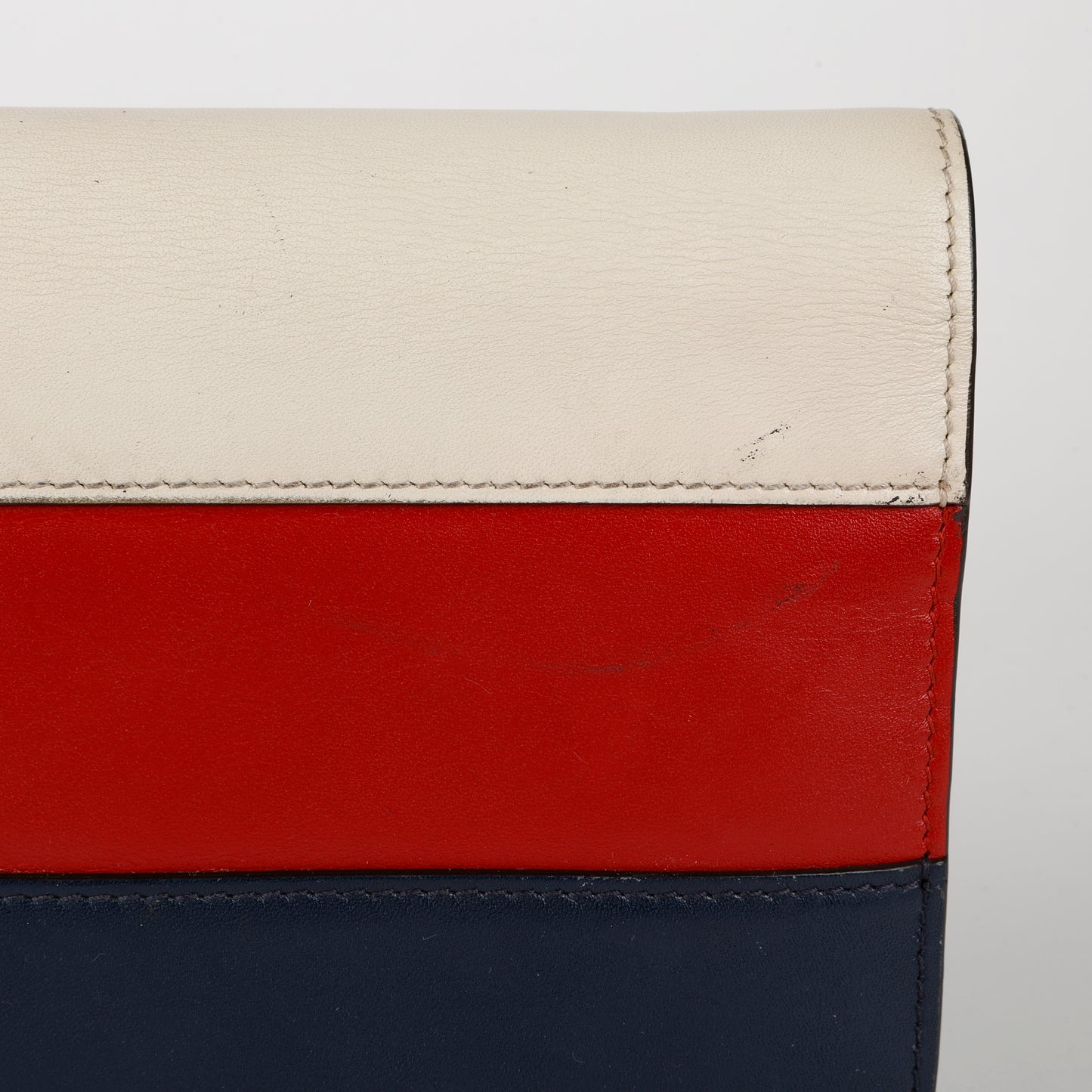 Queen Margaret Wallet on Chain, Red/White/Blue