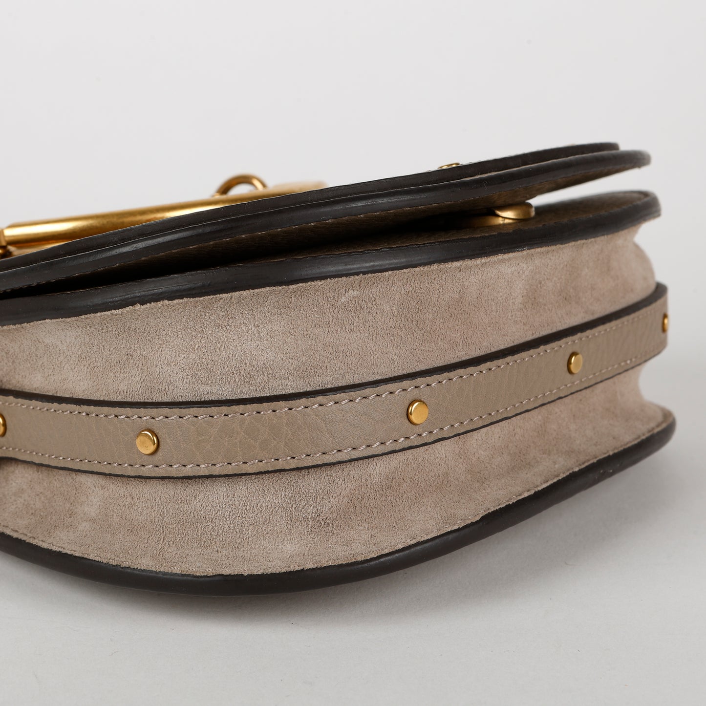 Small Nile Crossbody Bag, Motty Grey