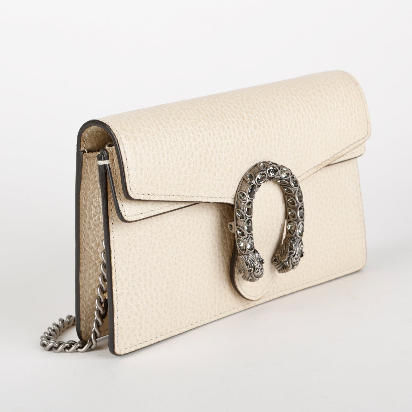 Super Mini Dionysus Wallet on Chain, Cream