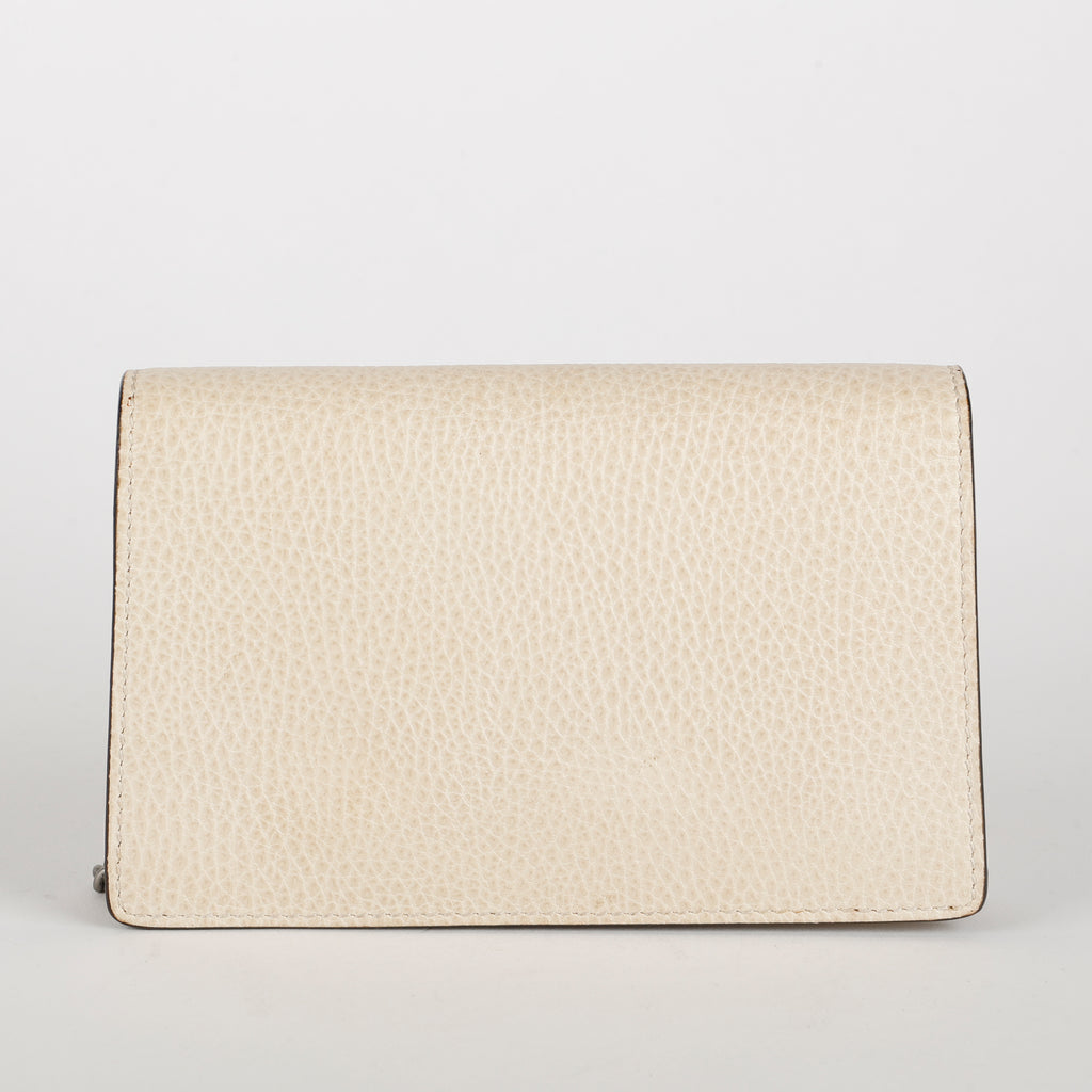 Super Mini Dionysus Wallet on Chain, Cream