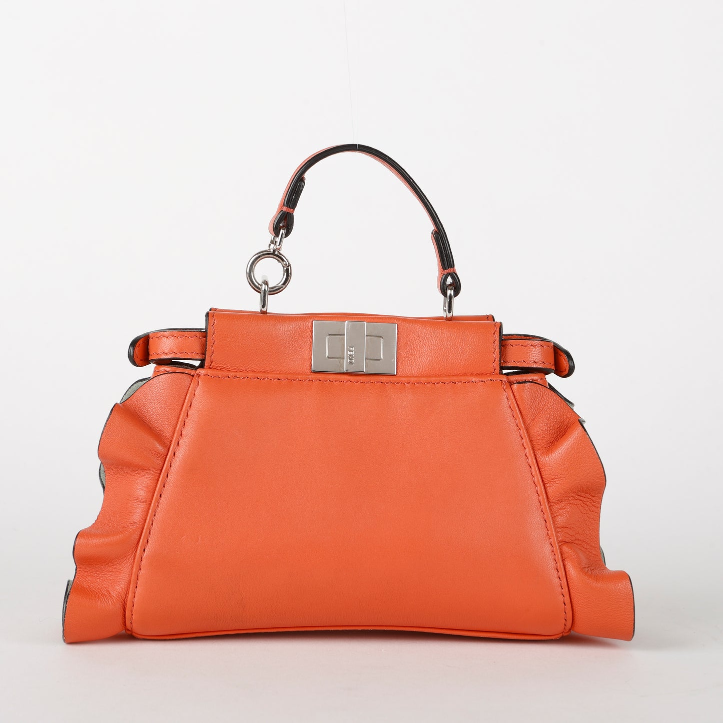 Micro Ruffle Peekaboo, Peach/Mint