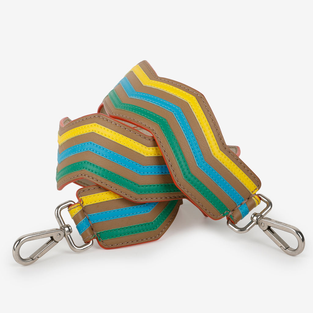 Wavy Strap You Taupe/Multicolor