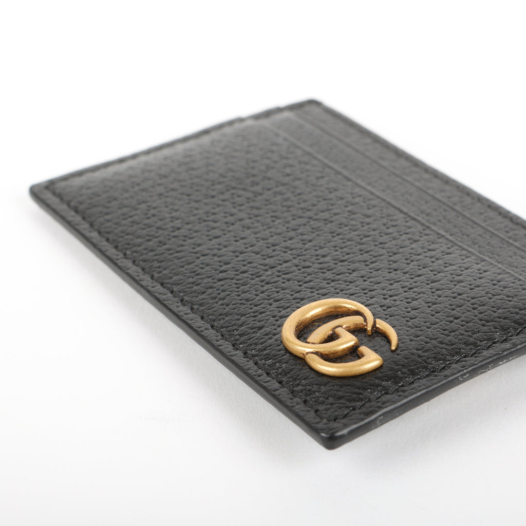 Marmont Money Clip, Black Calfskin
