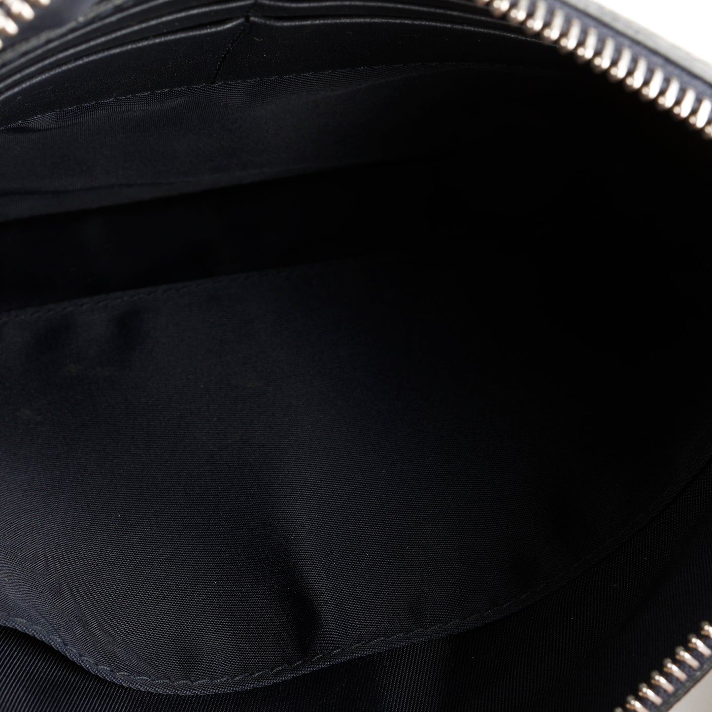 GG Blooms Zipped Pouch, Blue/Black (Missing Strap)
