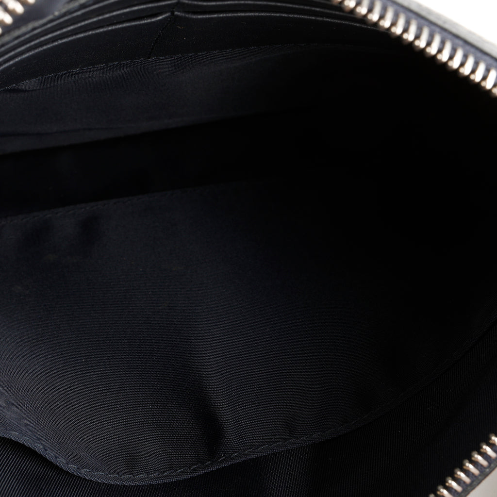 GG Blooms Zipped Pouch, Blue/Black (Missing Strap)
