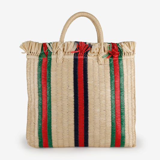 Web Cestino Tote, Raffia