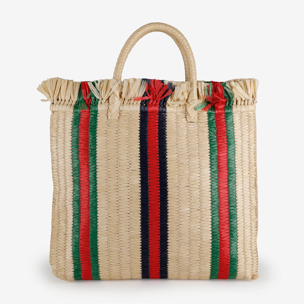 Web Cestino Tote, Raffia