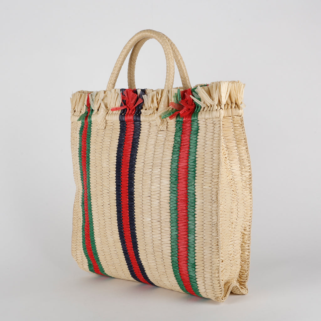 Web Cestino Tote, Raffia