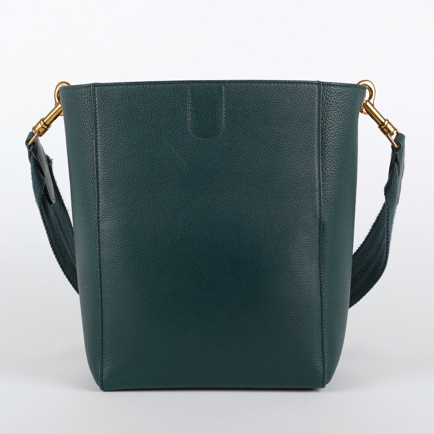 Small Sangle Bag, Green Grained Calfskin