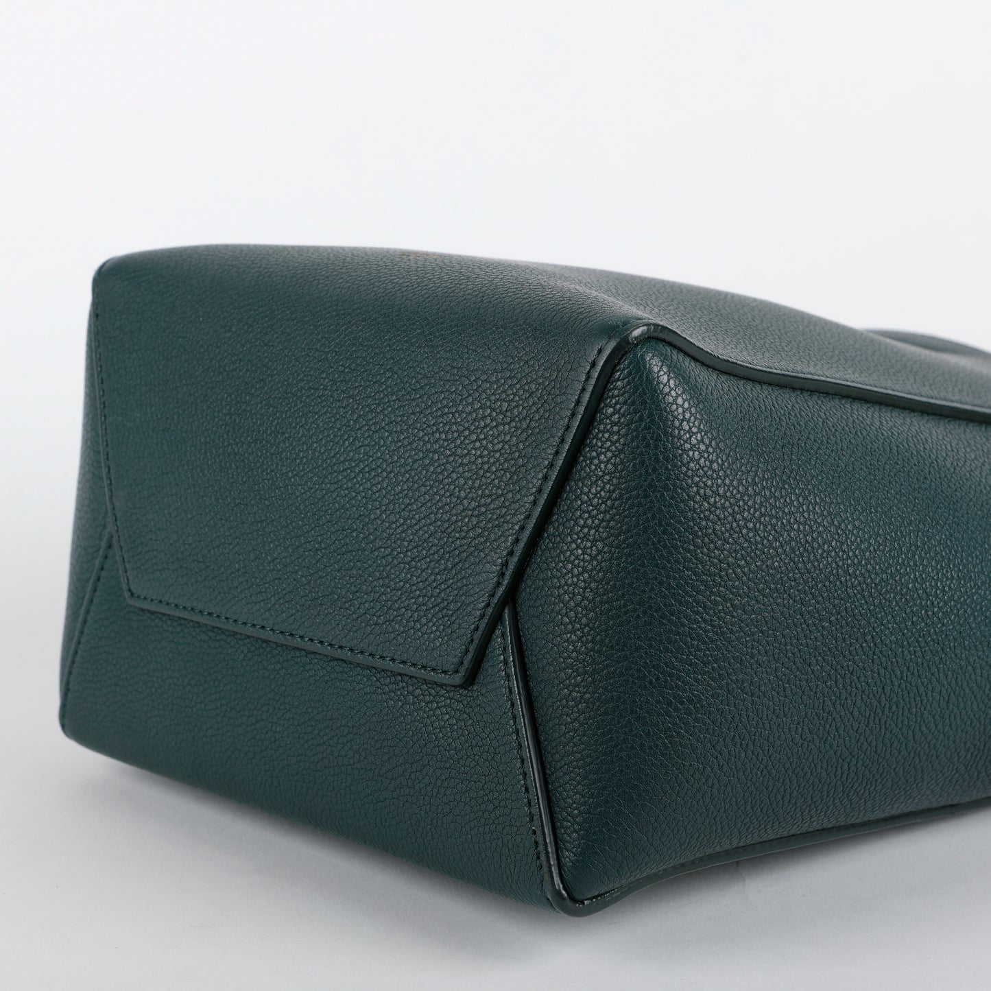 Small Sangle Bag, Green Grained Calfskin