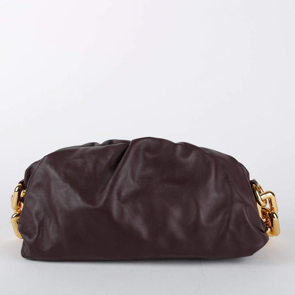 The Pouch Chain, Grape Calfskin