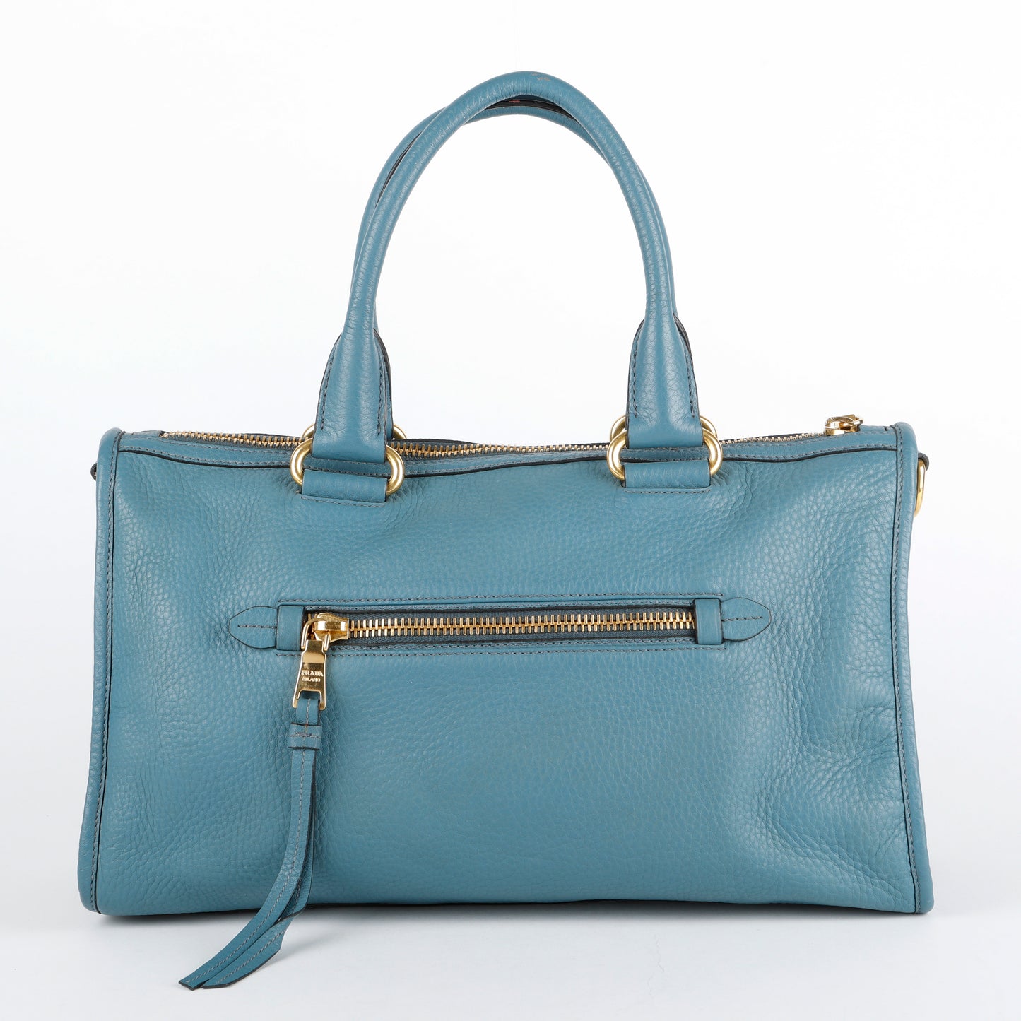 Medium Phenix 2-Way Tote, Blue Calfskin