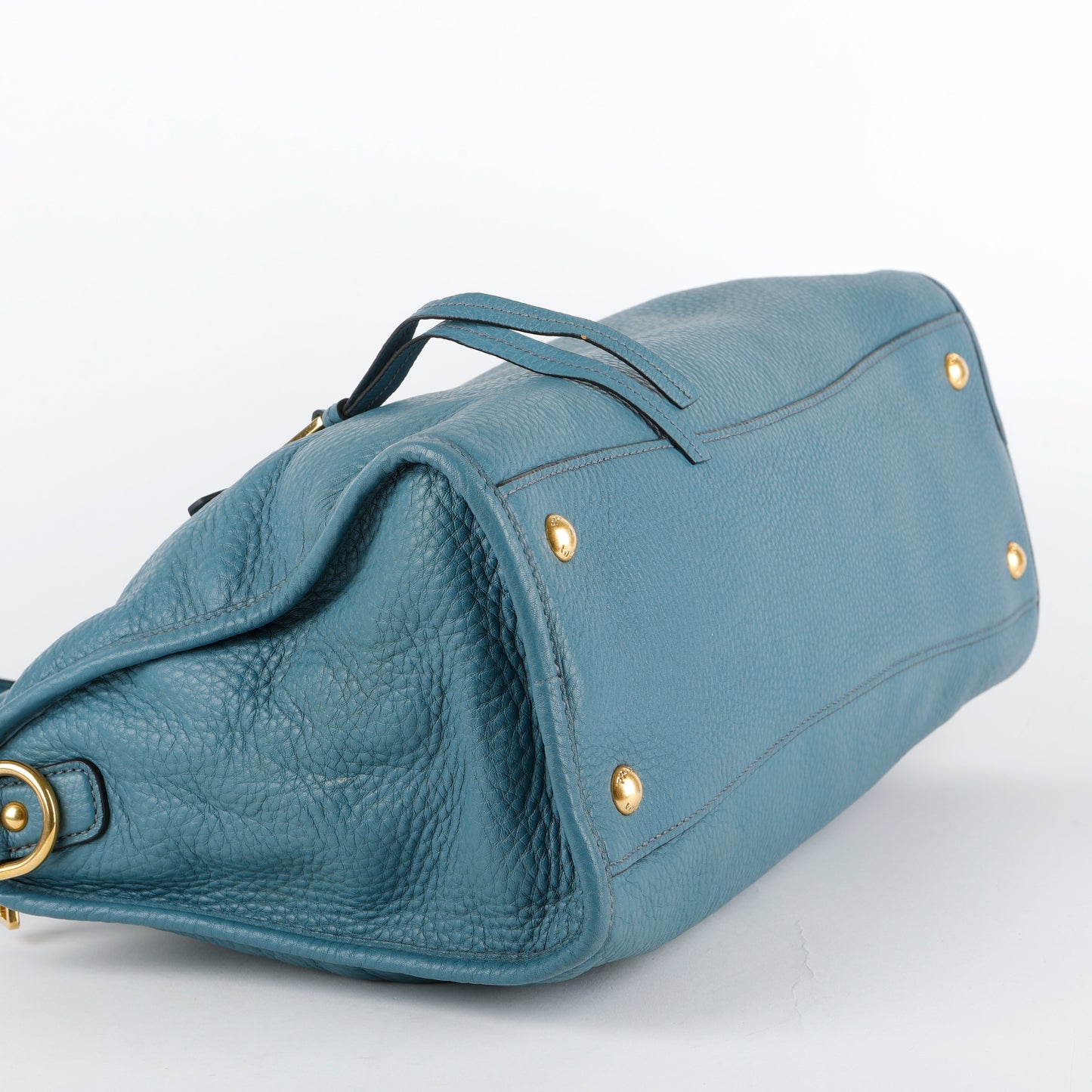 Medium Phenix 2-Way Tote, Blue Calfskin