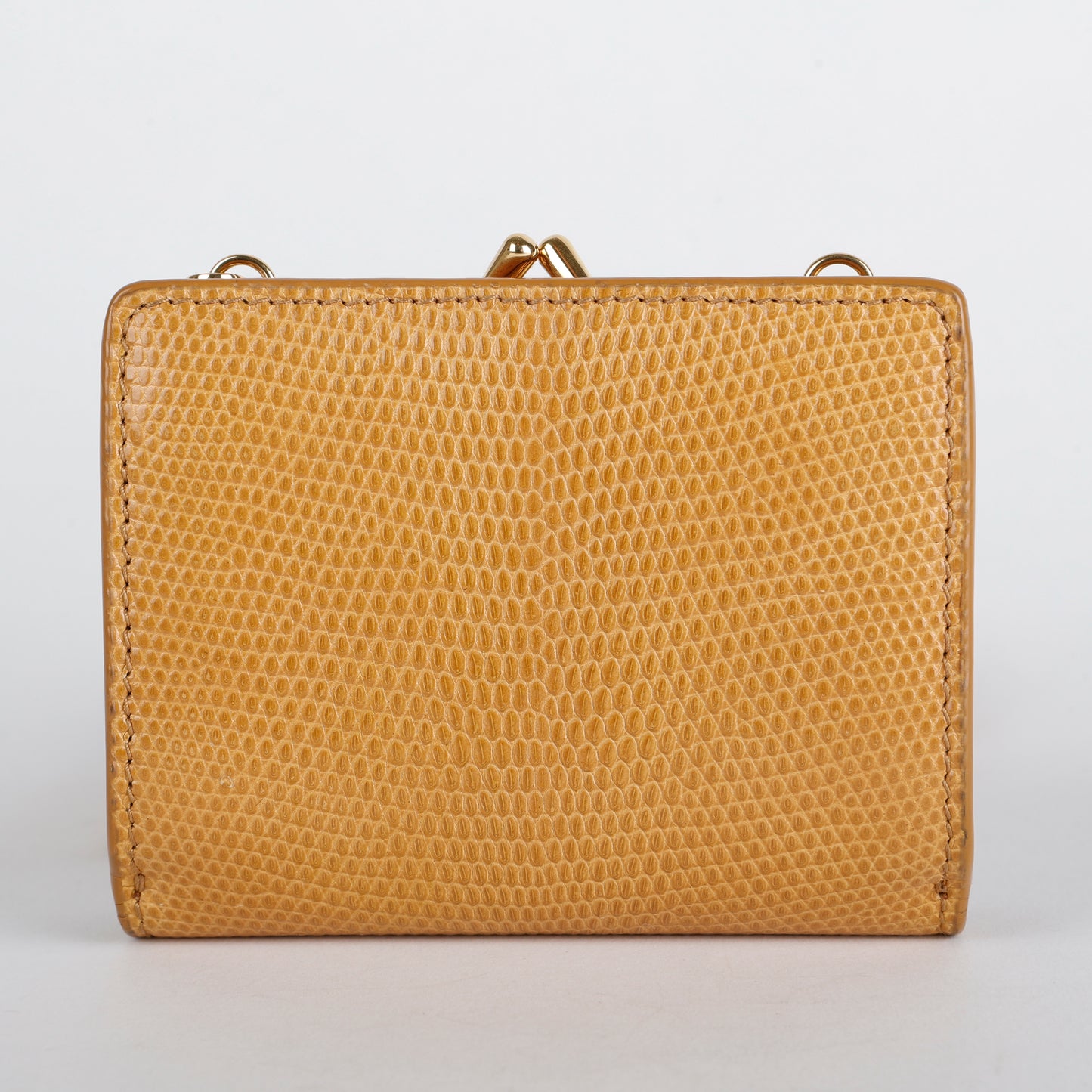 Micro Rider Chain Crossbody, Beige Lizard GHW