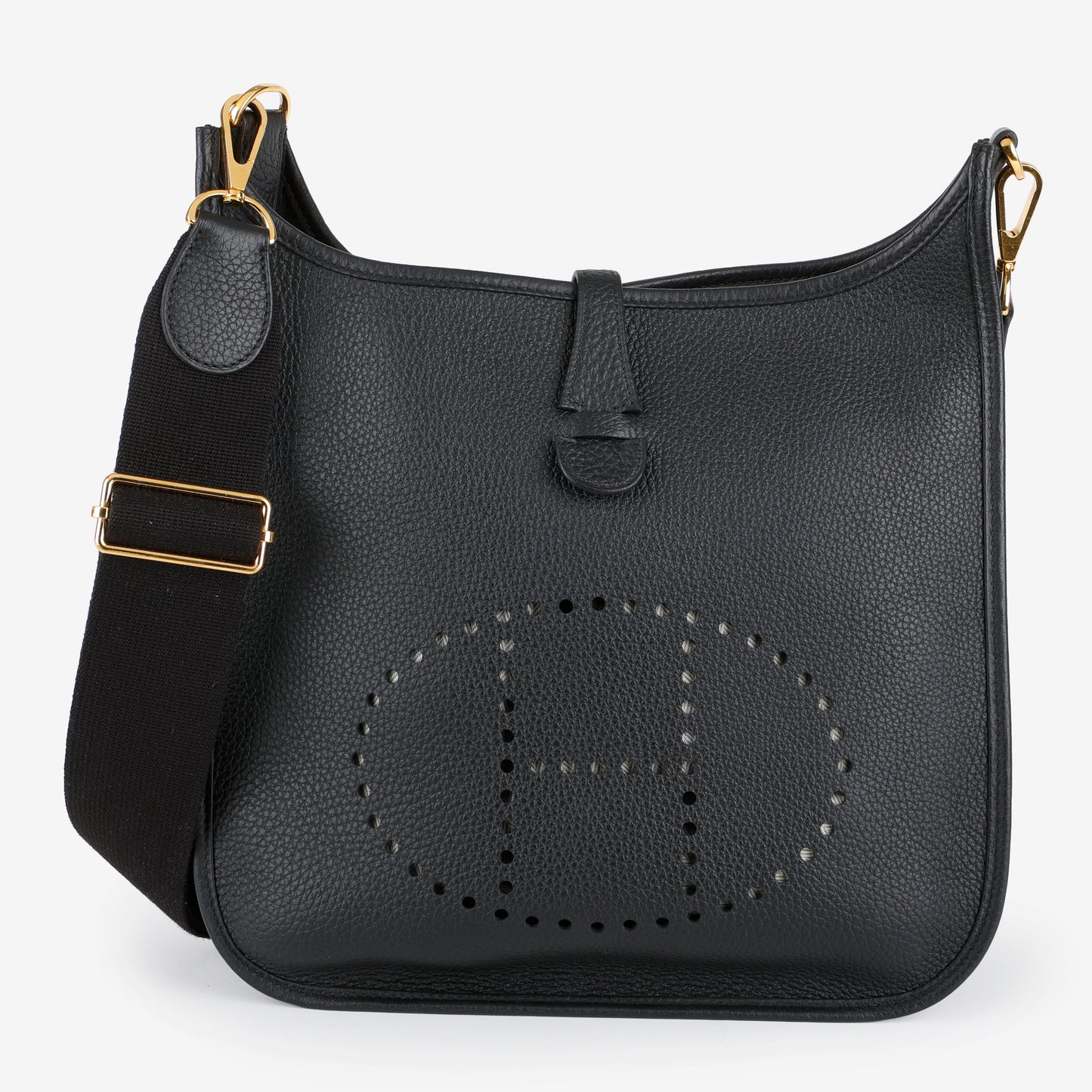 Evelyne PM, Black Clemence Gold Hardware