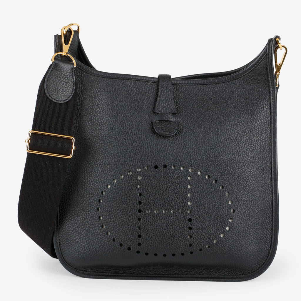 Evelyne PM, Black Clemence Gold Hardware
