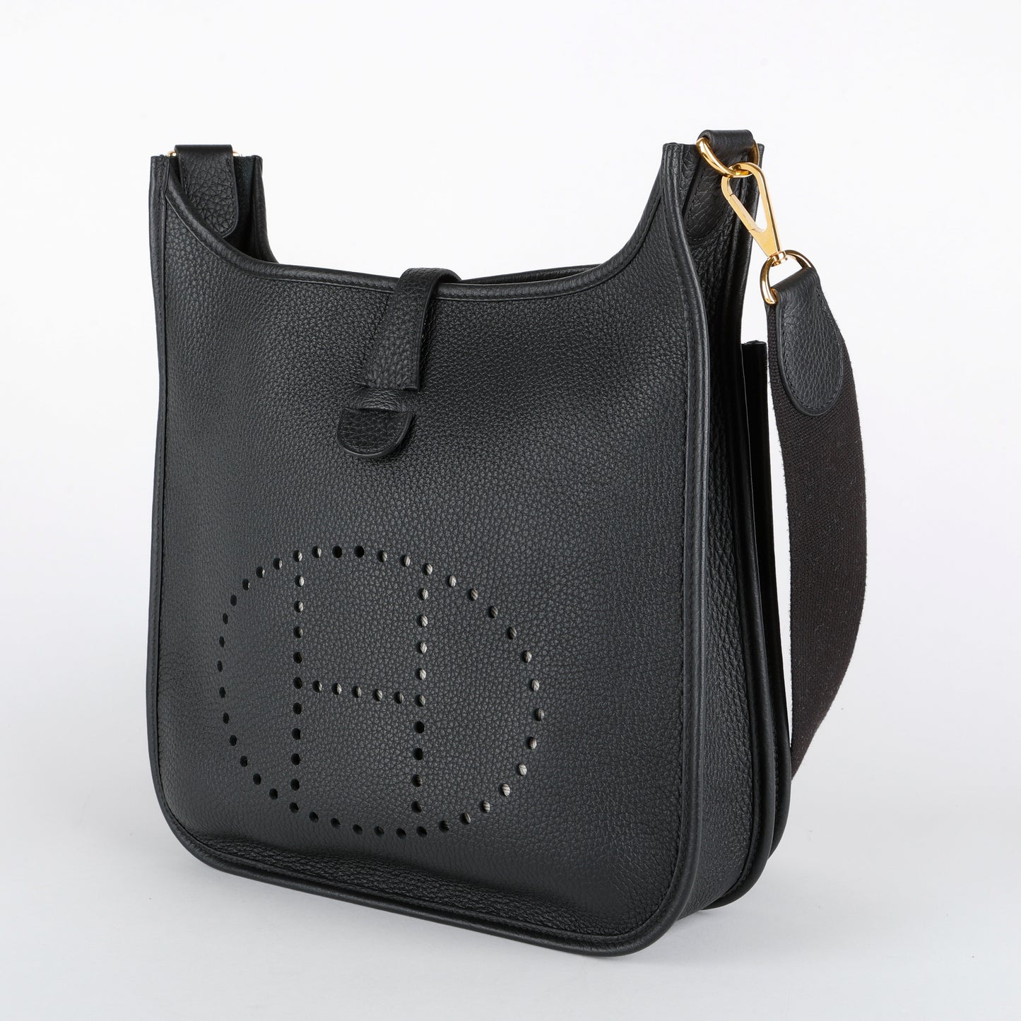 Evelyne PM, Black Clemence Gold Hardware