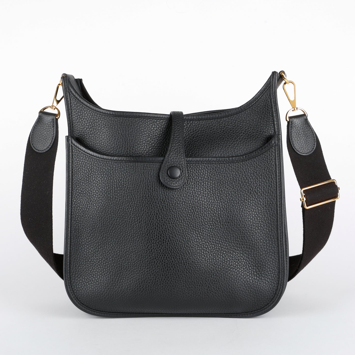 Evelyne PM, Black Clemence Gold Hardware