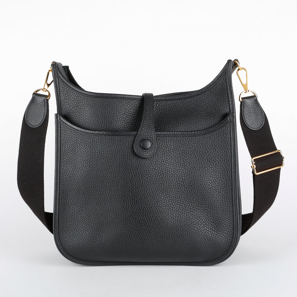 Evelyne PM, Black Clemence Gold Hardware