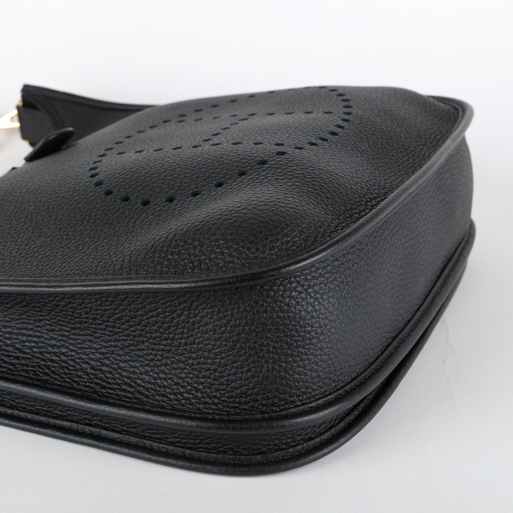Evelyne PM, Black Clemence Gold Hardware