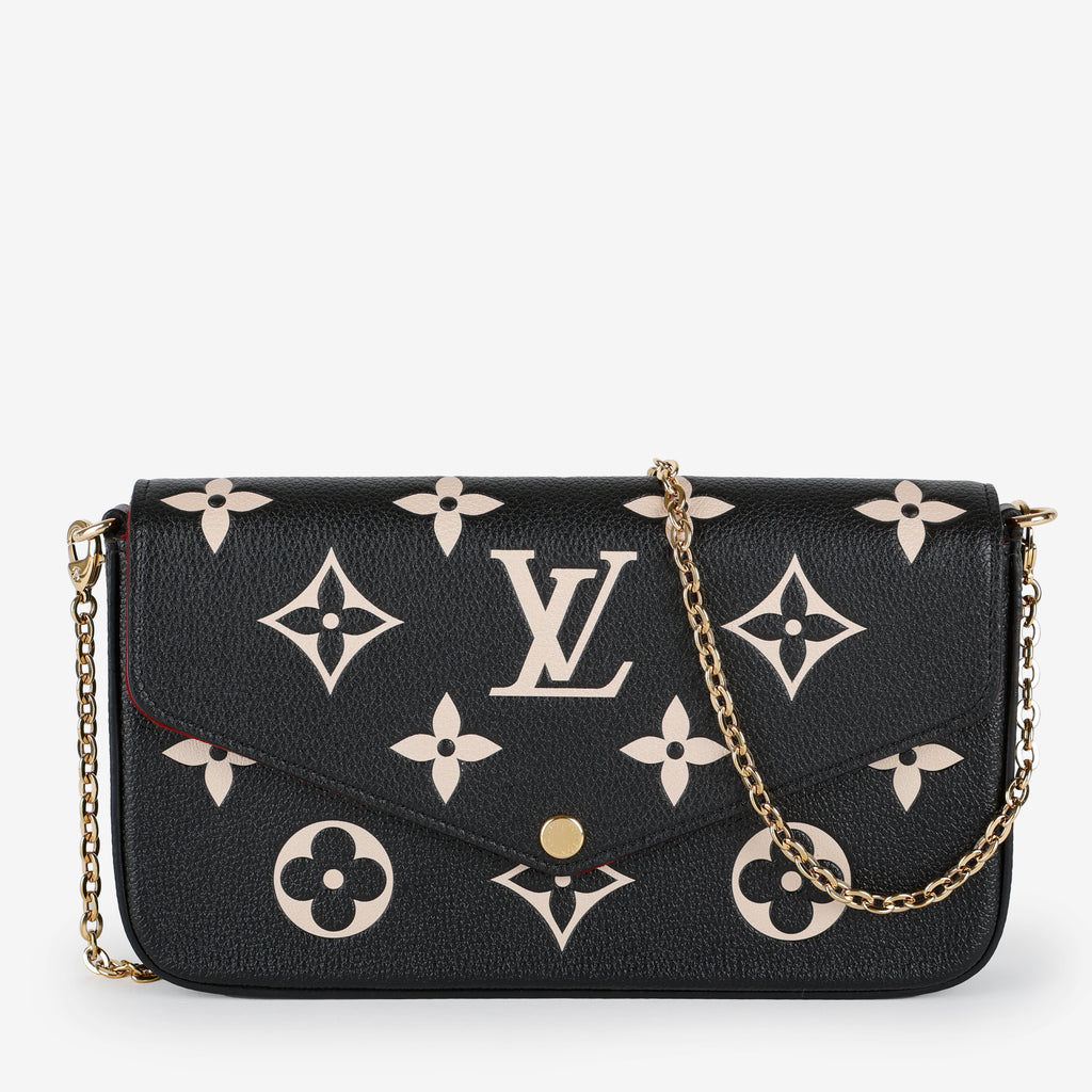 Felicie Pochette, Black Bicolor Empreinte