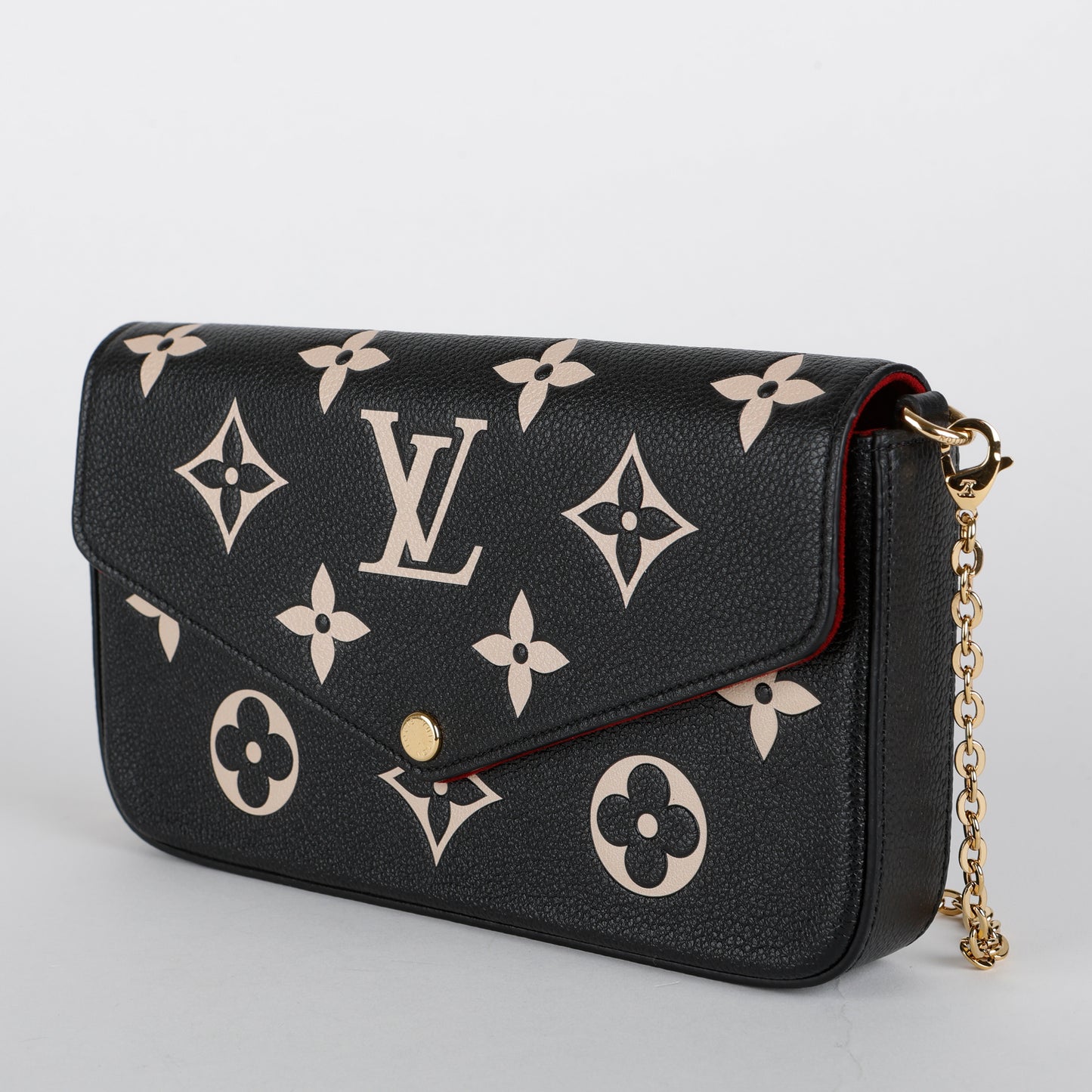 Felicie Pochette, Black Bicolor Empreinte