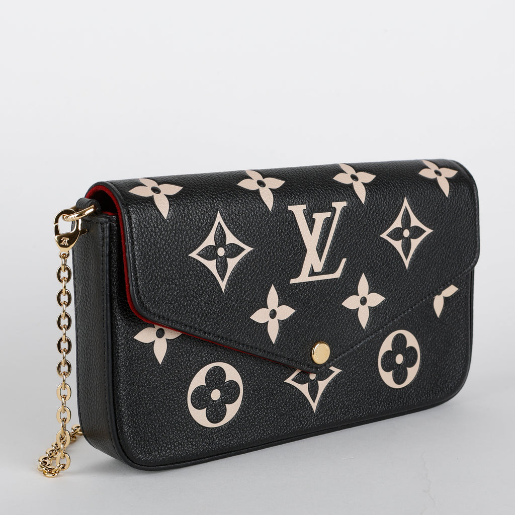 Felicie Pochette, Black Bicolor Empreinte