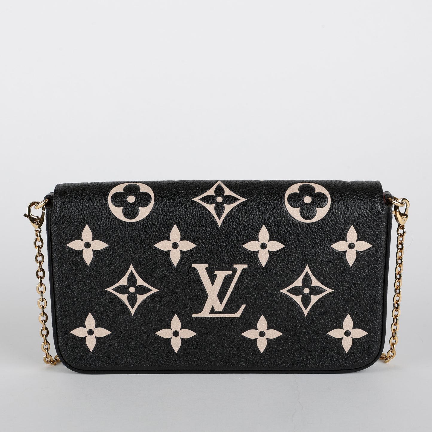 Felicie Pochette, Black Bicolor Empreinte
