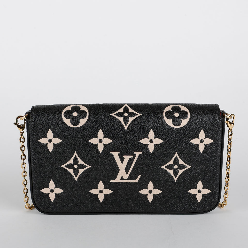 Felicie Pochette, Black Bicolor Empreinte
