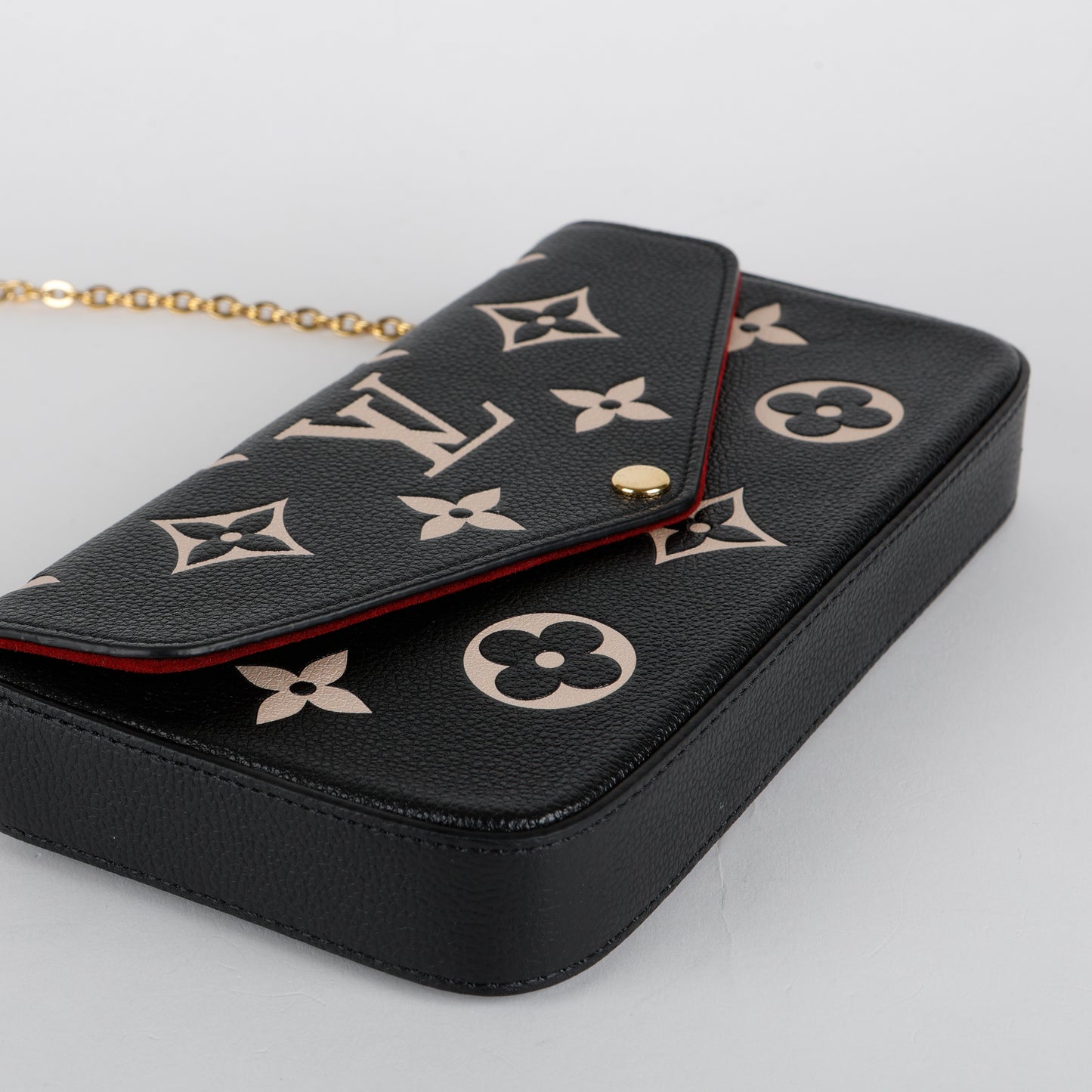 Felicie Pochette, Black Bicolor Empreinte