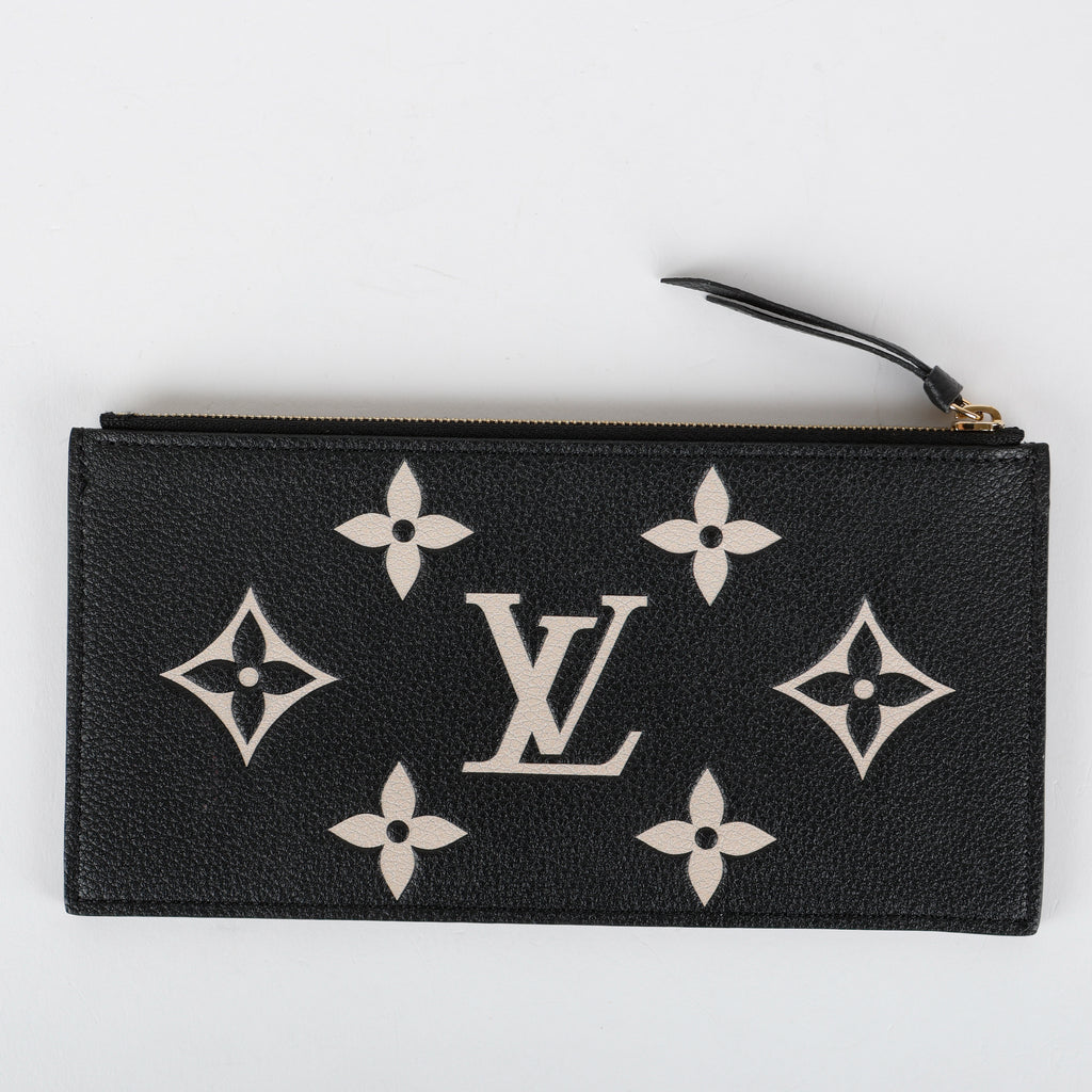 Felicie Pochette, Black Bicolor Empreinte