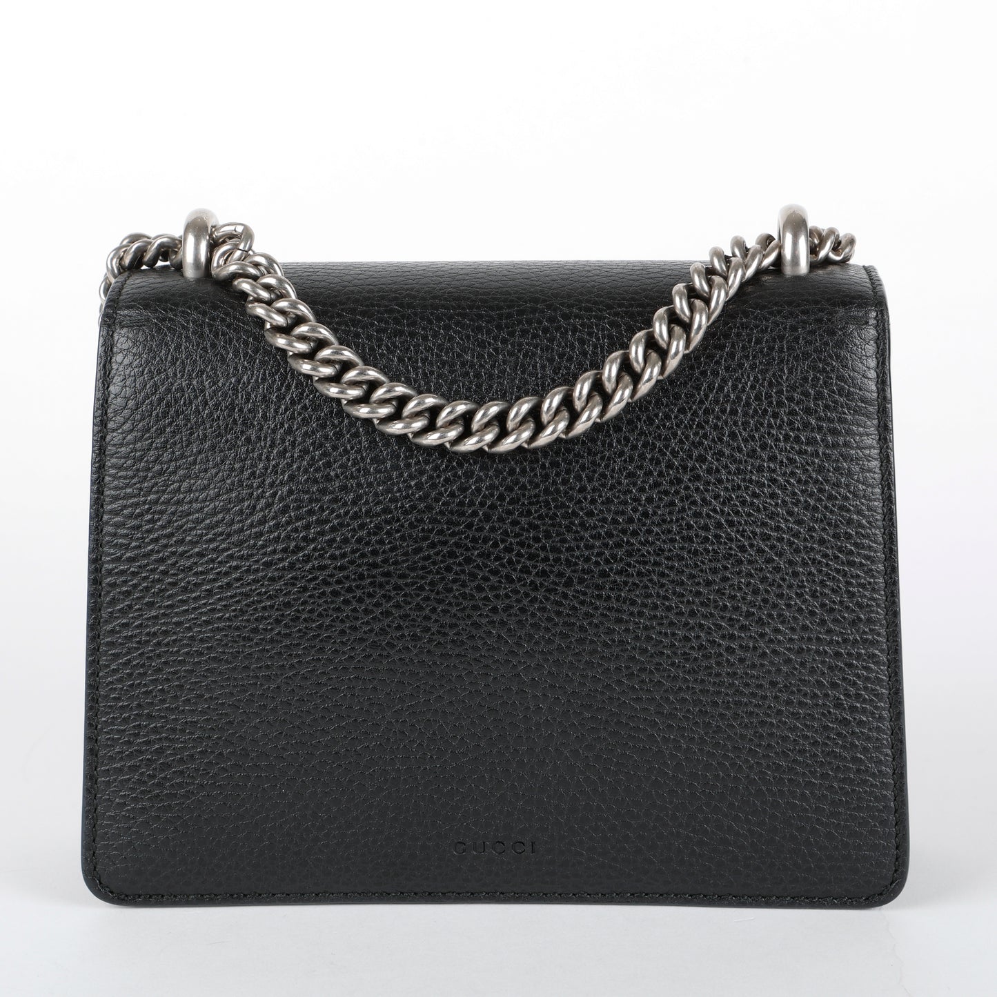 Small GG Dionysus, Black Calfskin