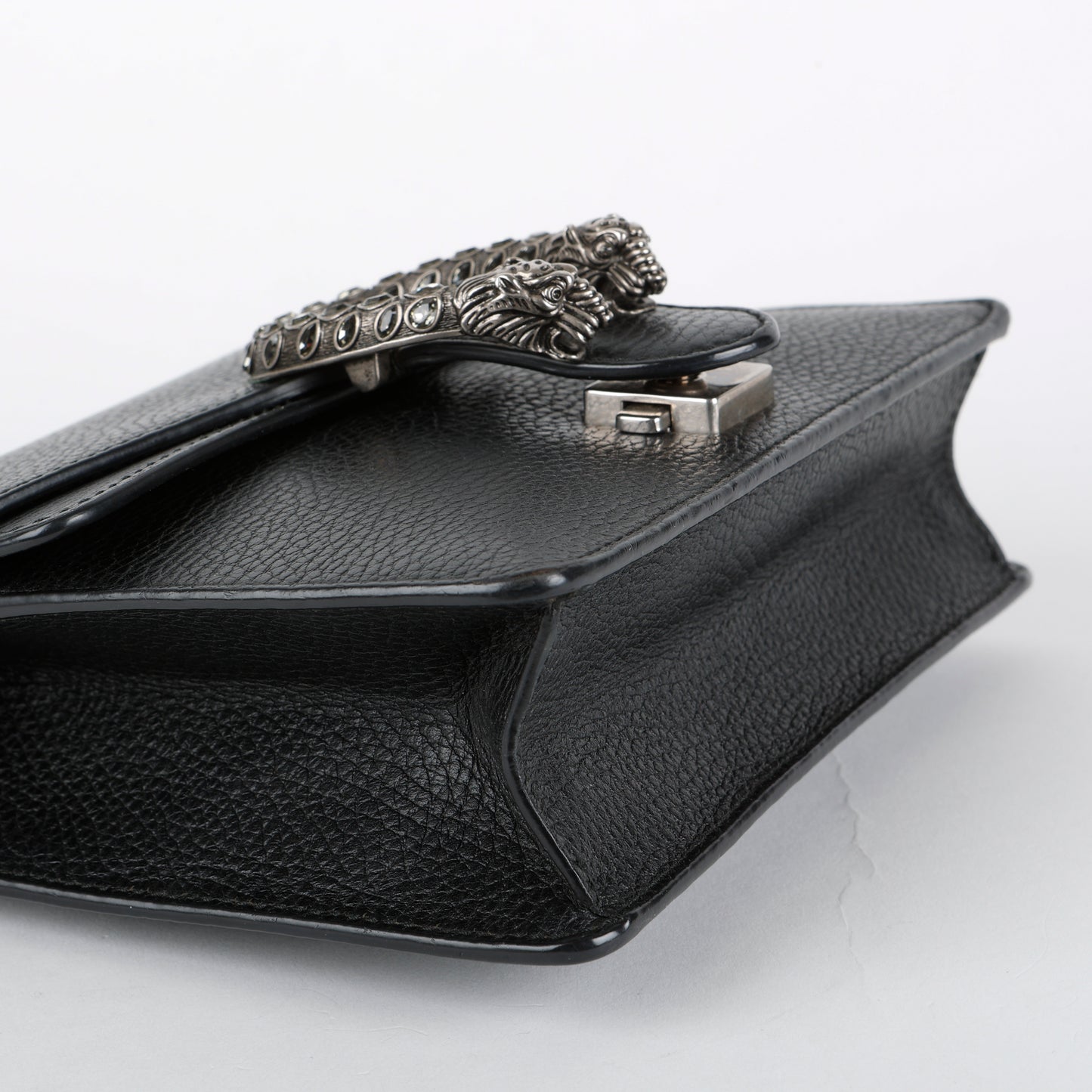 Small GG Dionysus, Black Calfskin