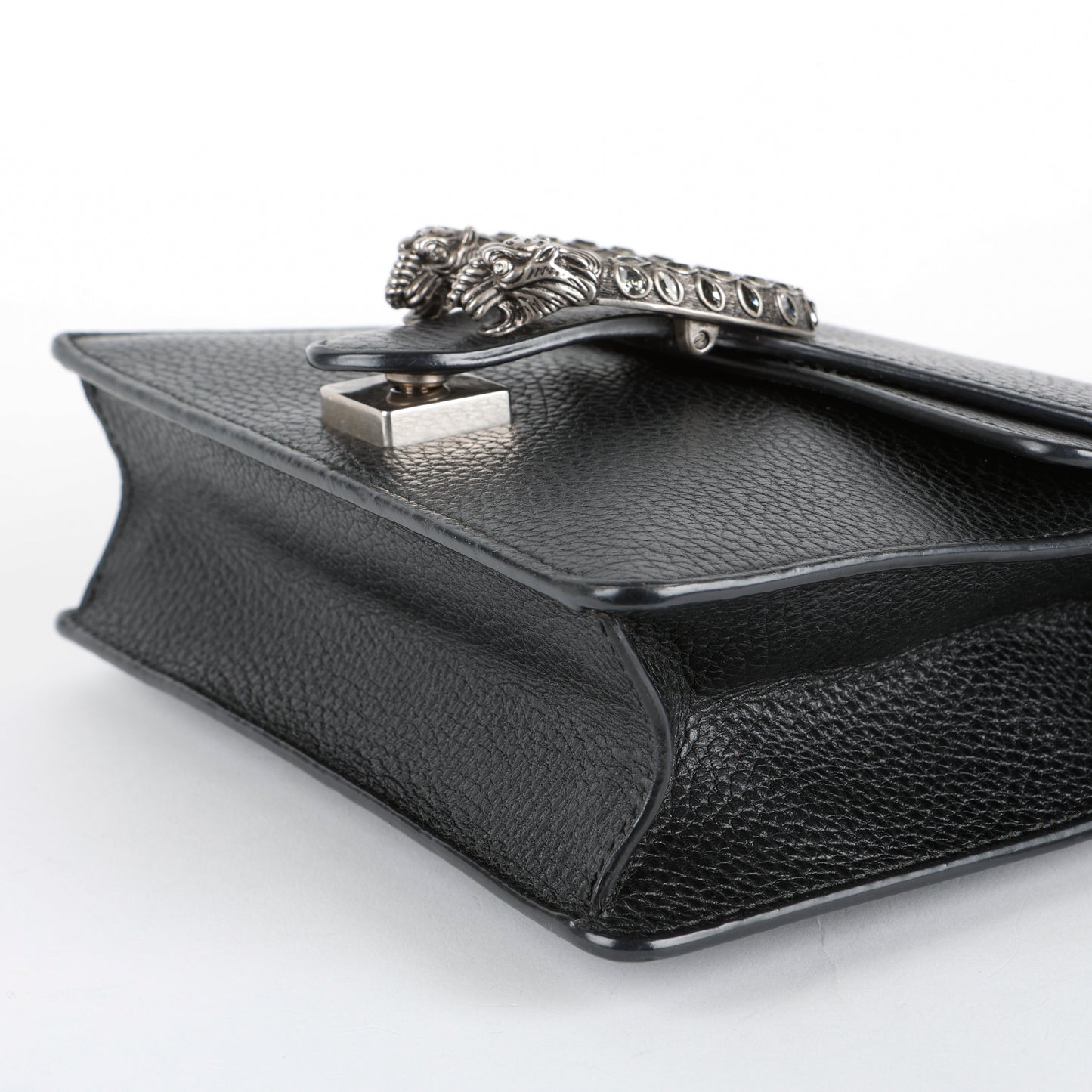 Small GG Dionysus, Black Calfskin