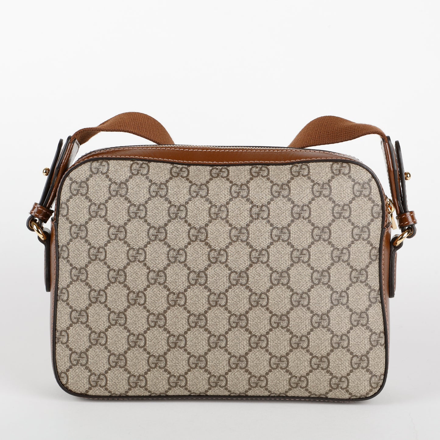 Retro Interlocking GG Messenger Shoulder Bag, Supreme Canvas