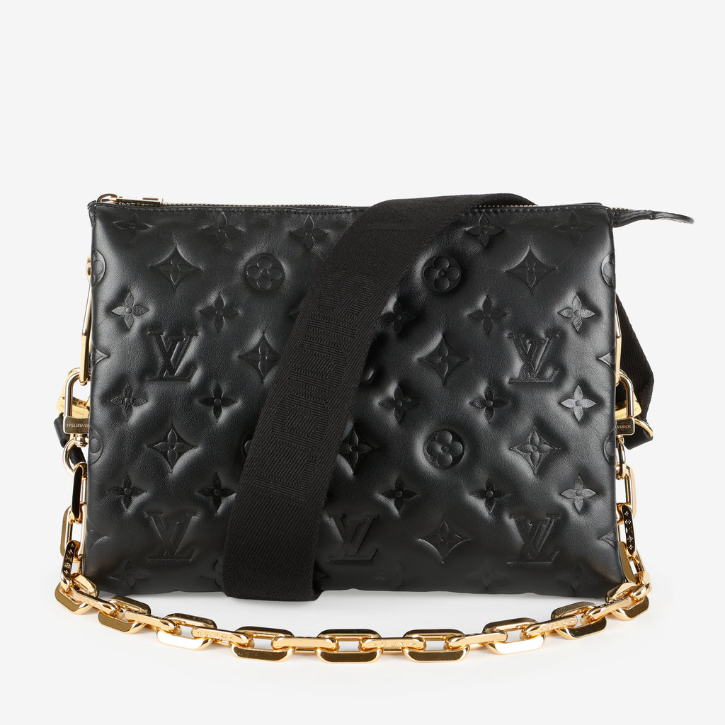 Coussin PM, Black Lambskin GHW (OM)