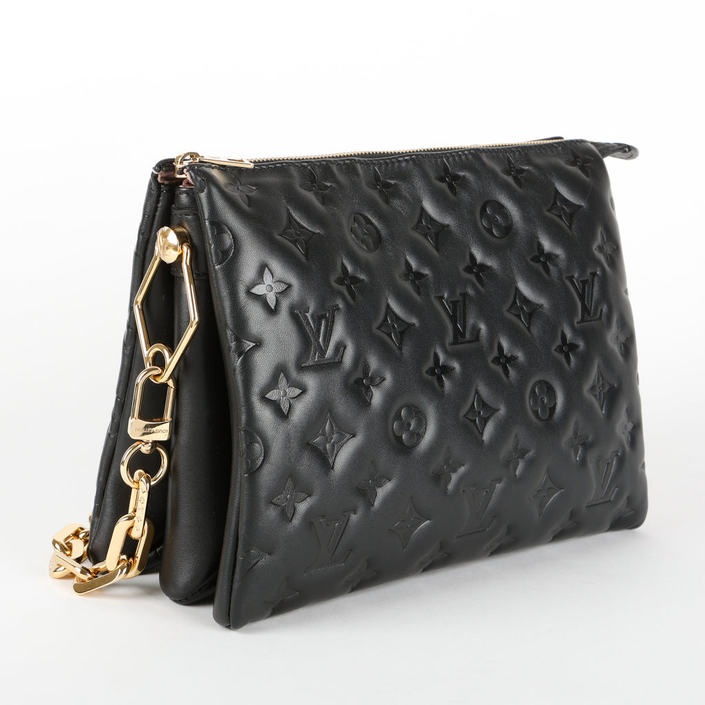 Coussin PM, Black Lambskin GHW (OM)