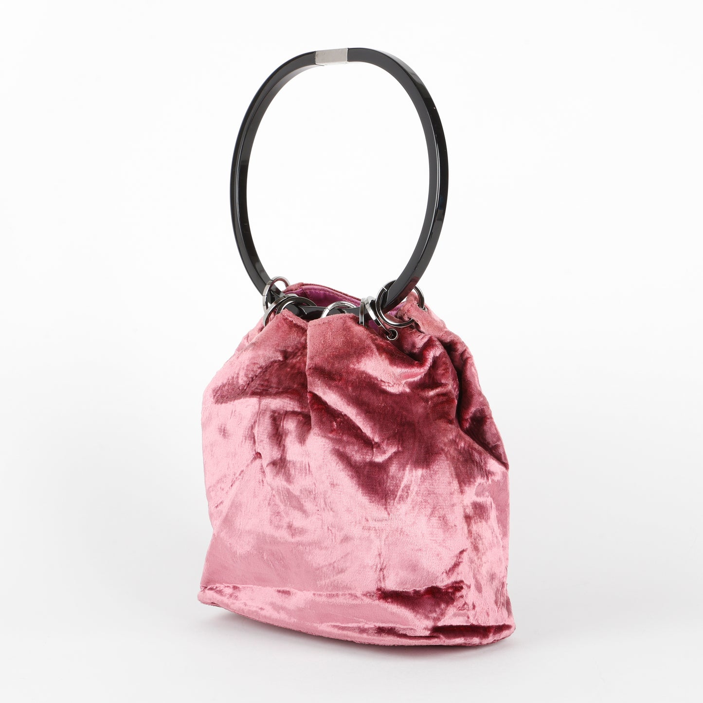 Vintage Velvet Ring Bag, Purple
