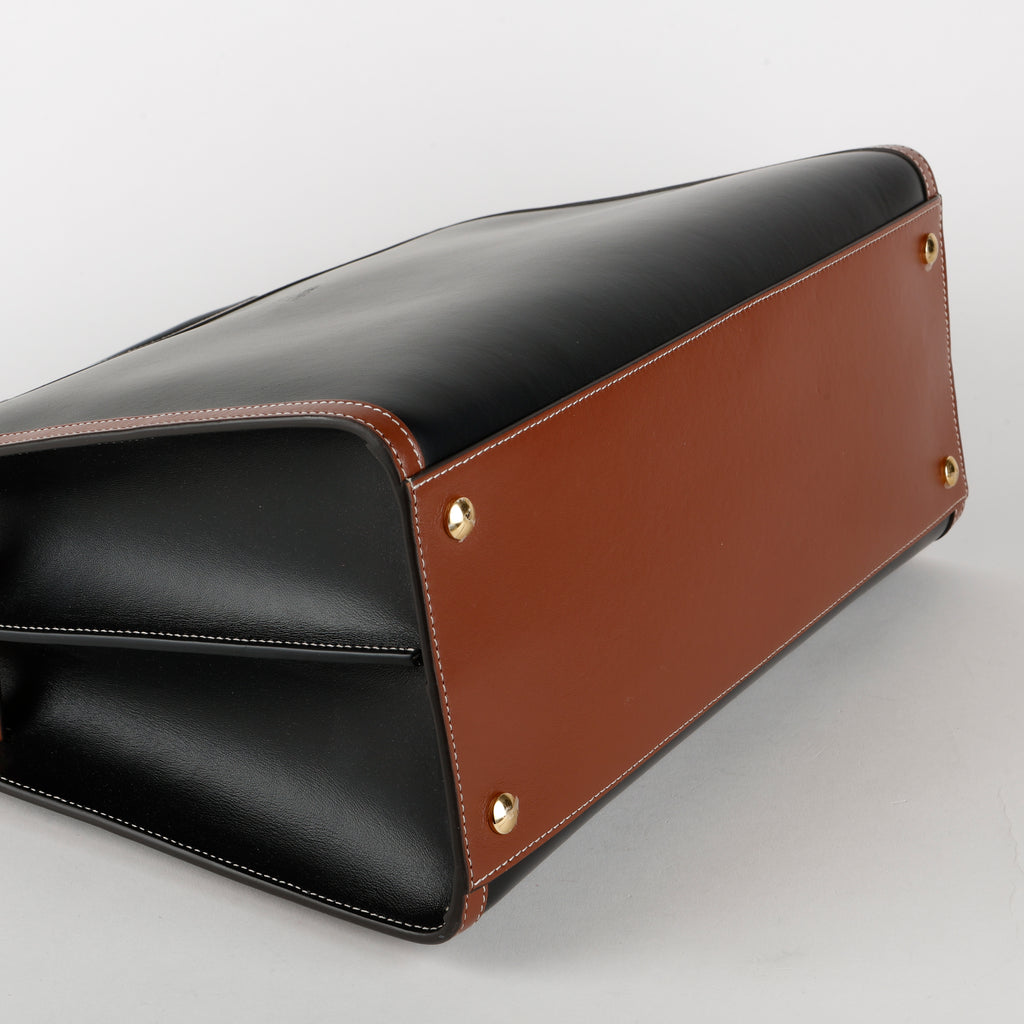 Medium Ballingdon Tote, Checked Canvas/Leather