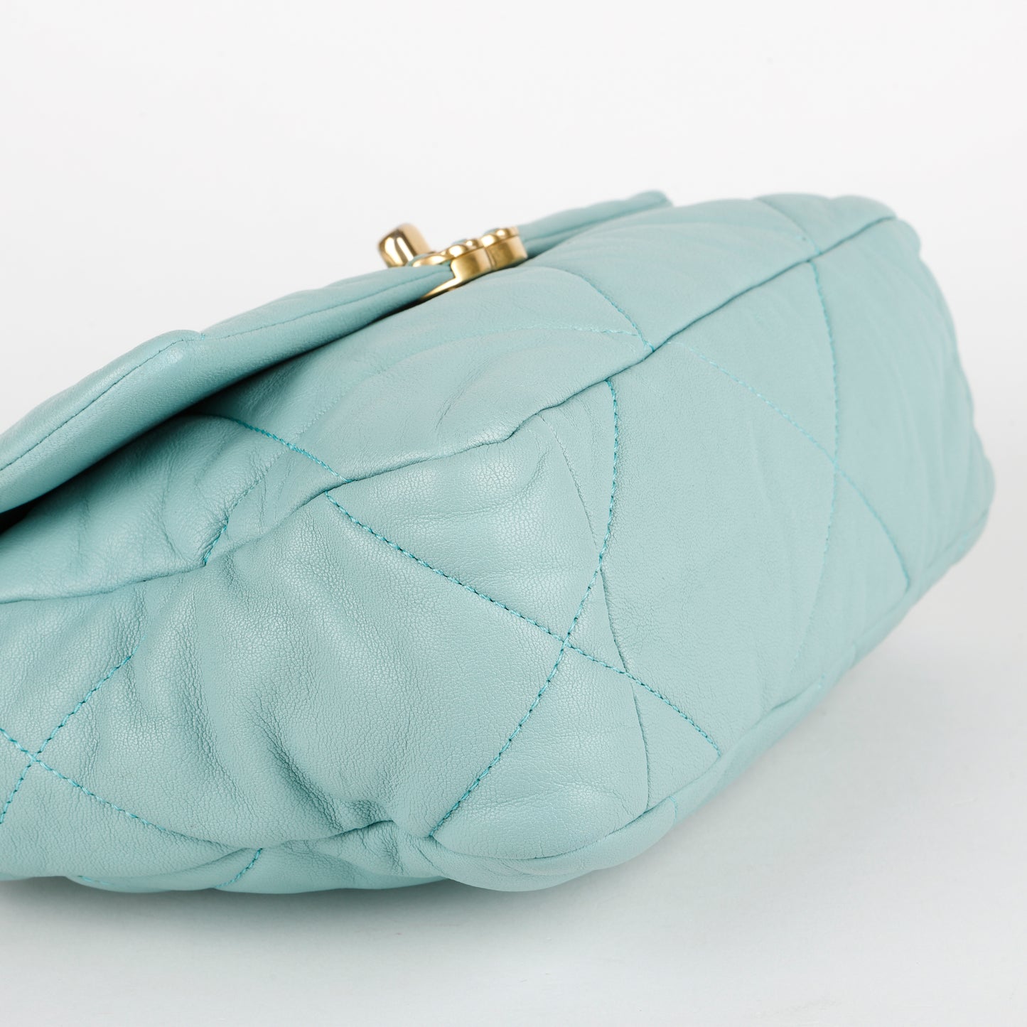 Small 19, Teal Goatskin