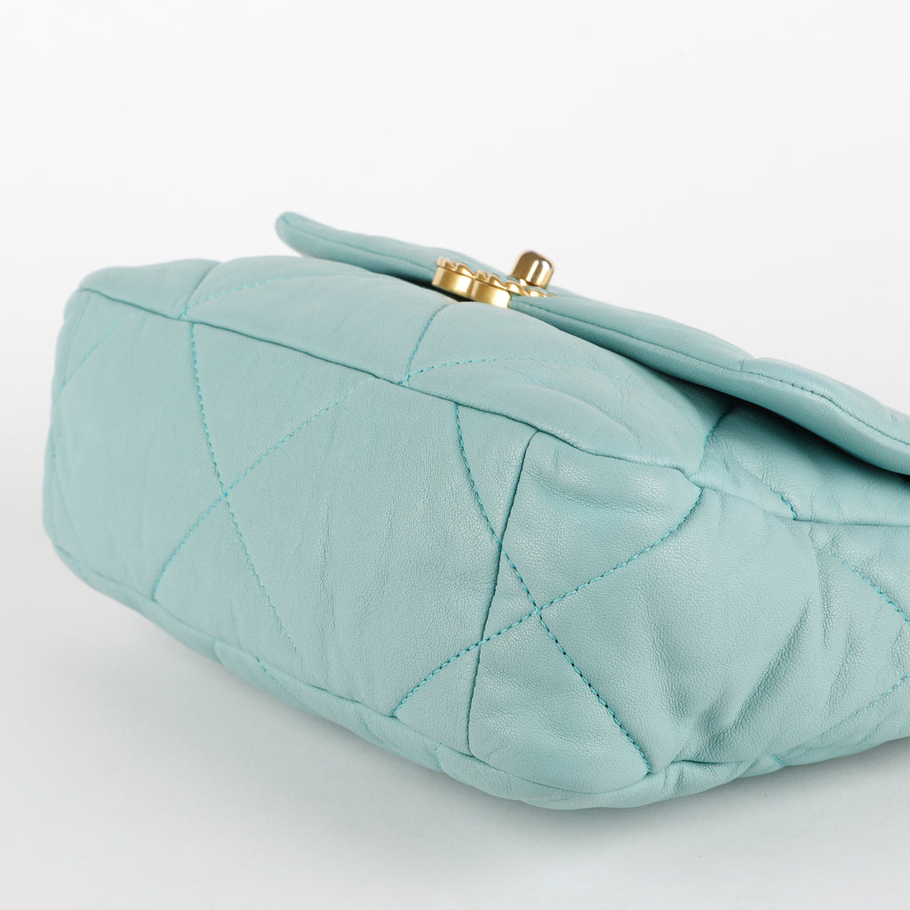 Small 19, Teal Goatskin