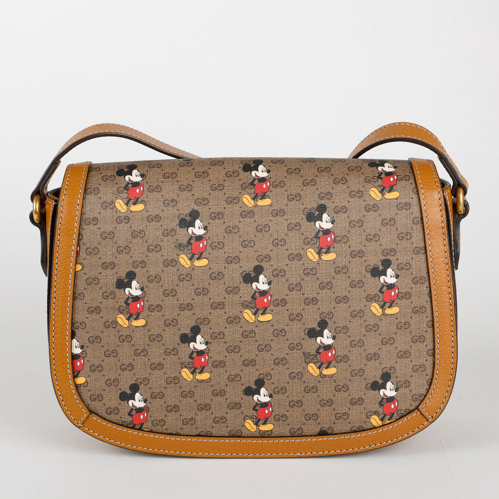 Mini Disney Messenger Bag, Coated Canvas/Brown