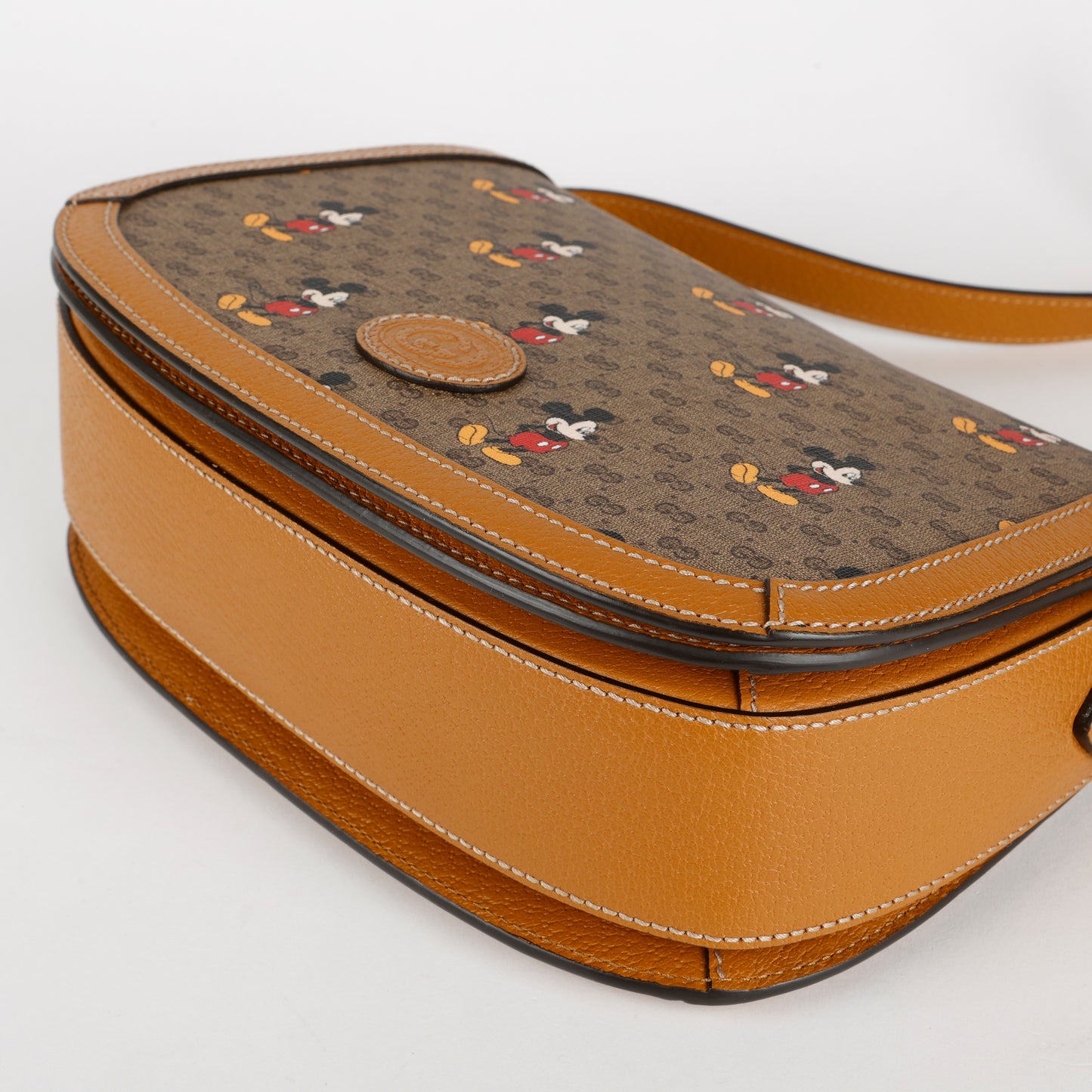 Mini Disney Messenger Bag, Coated Canvas/Brown