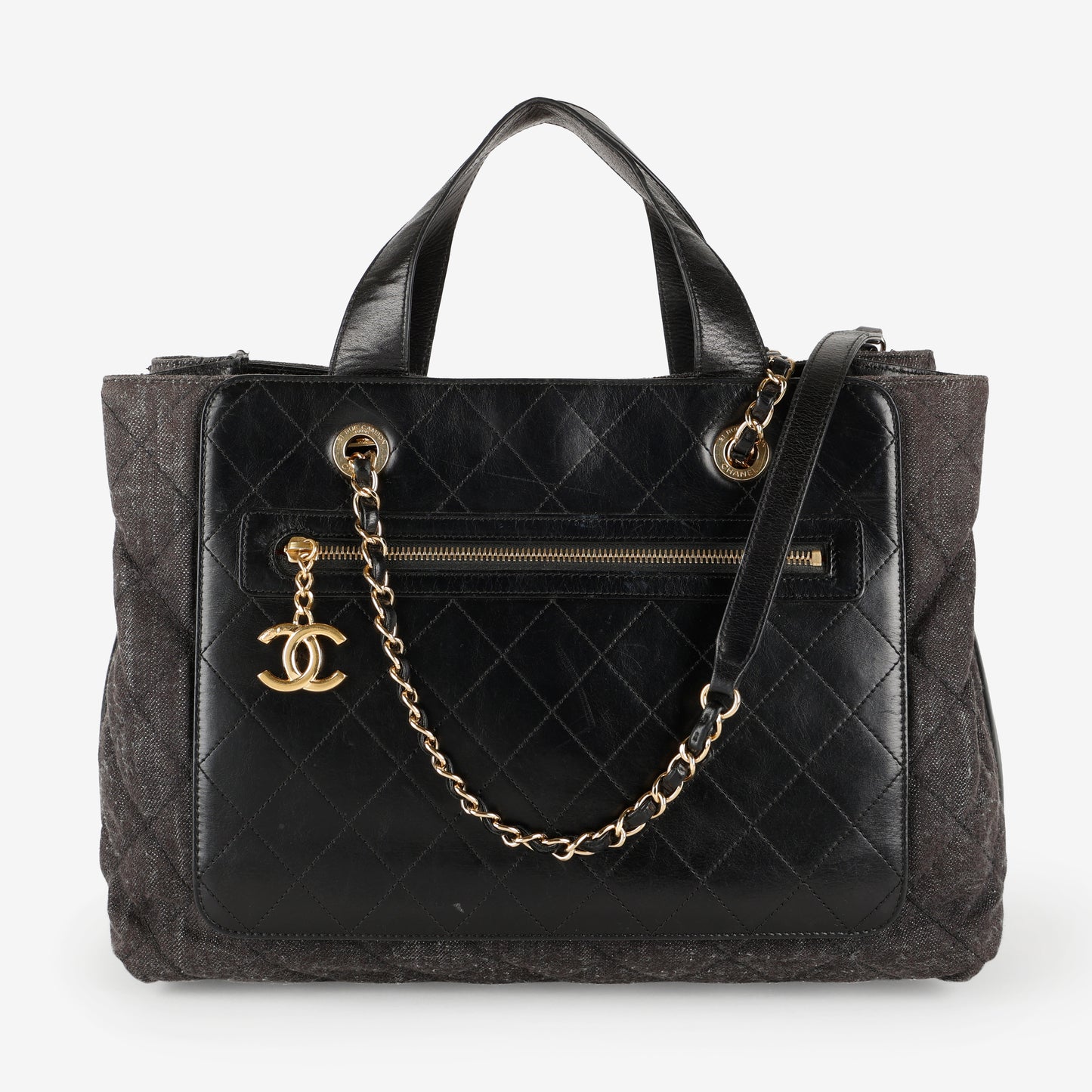 Urban Mix Tote, Black Denim