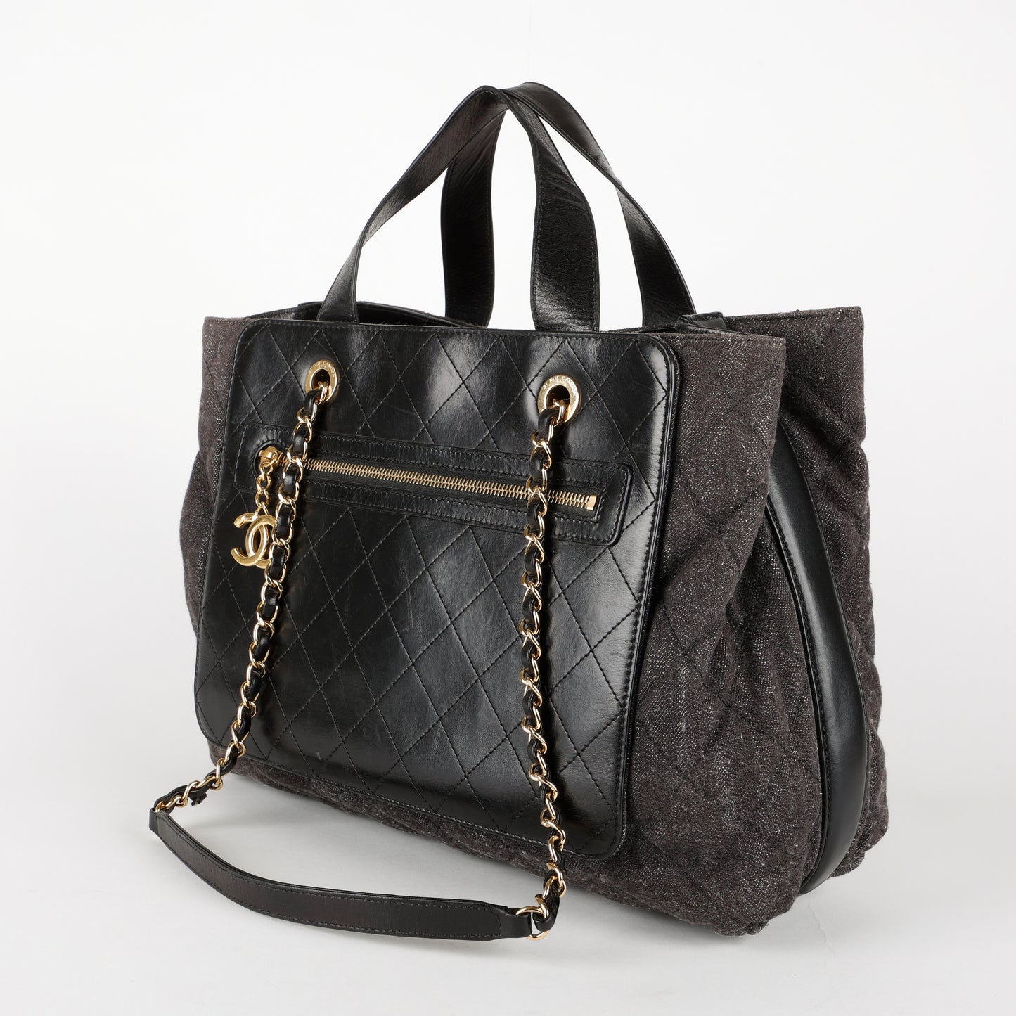 Urban Mix Tote, Black Denim
