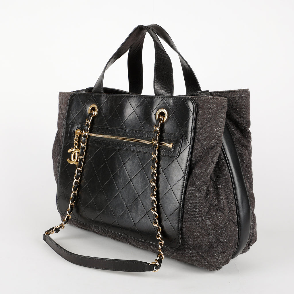 Urban Mix Tote, Black Denim