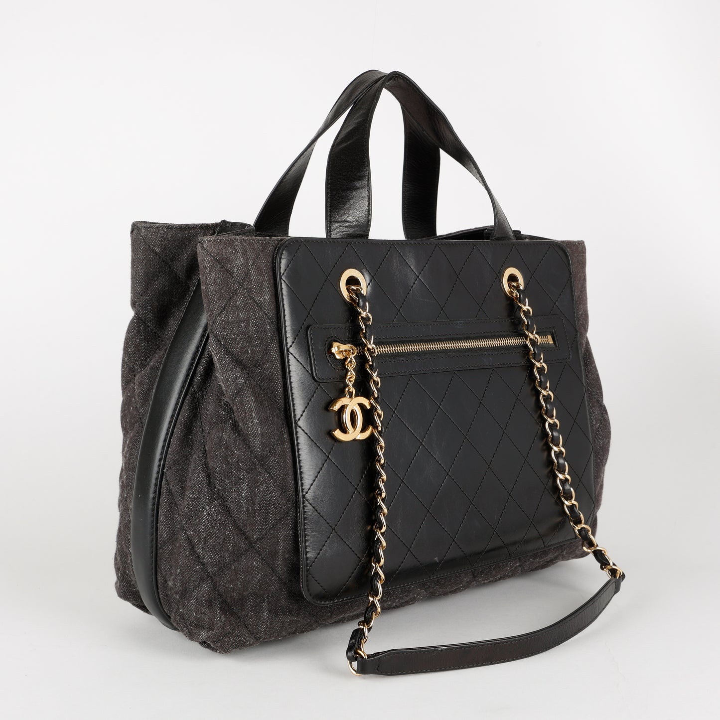 Urban Mix Tote, Black Denim