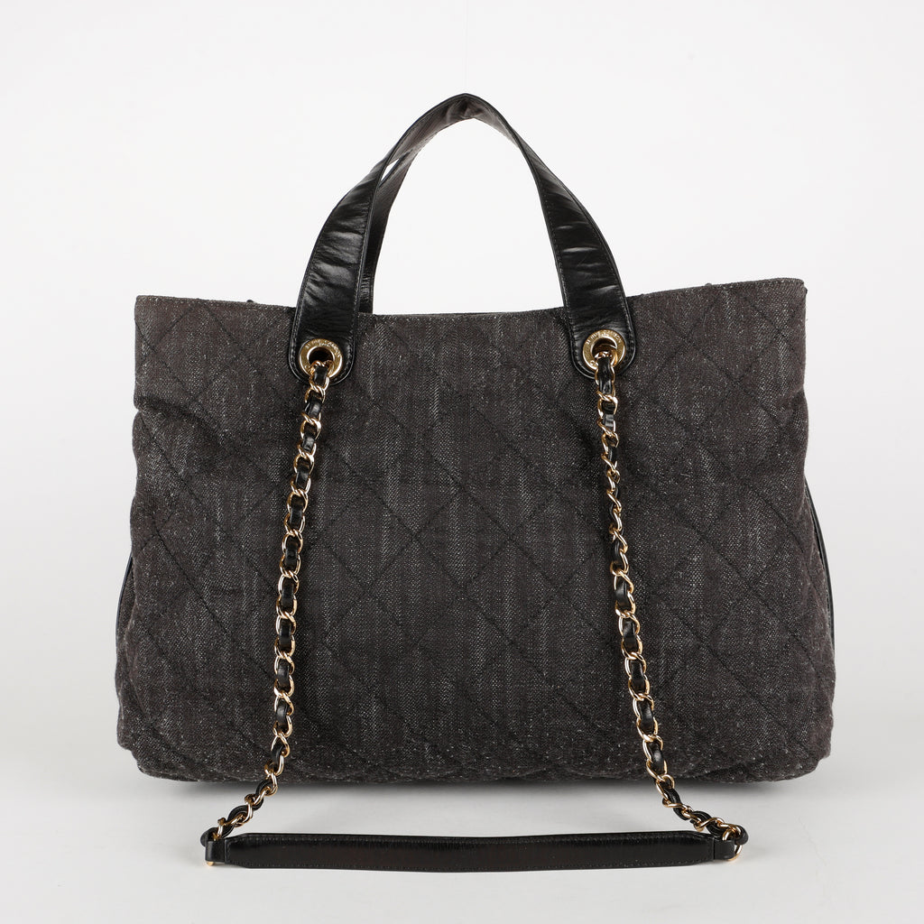 Urban Mix Tote, Black Denim