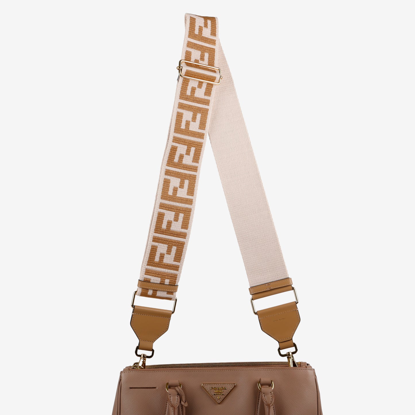 Ribbon King 1974 Adjustable Strap You, Cream/Brown
